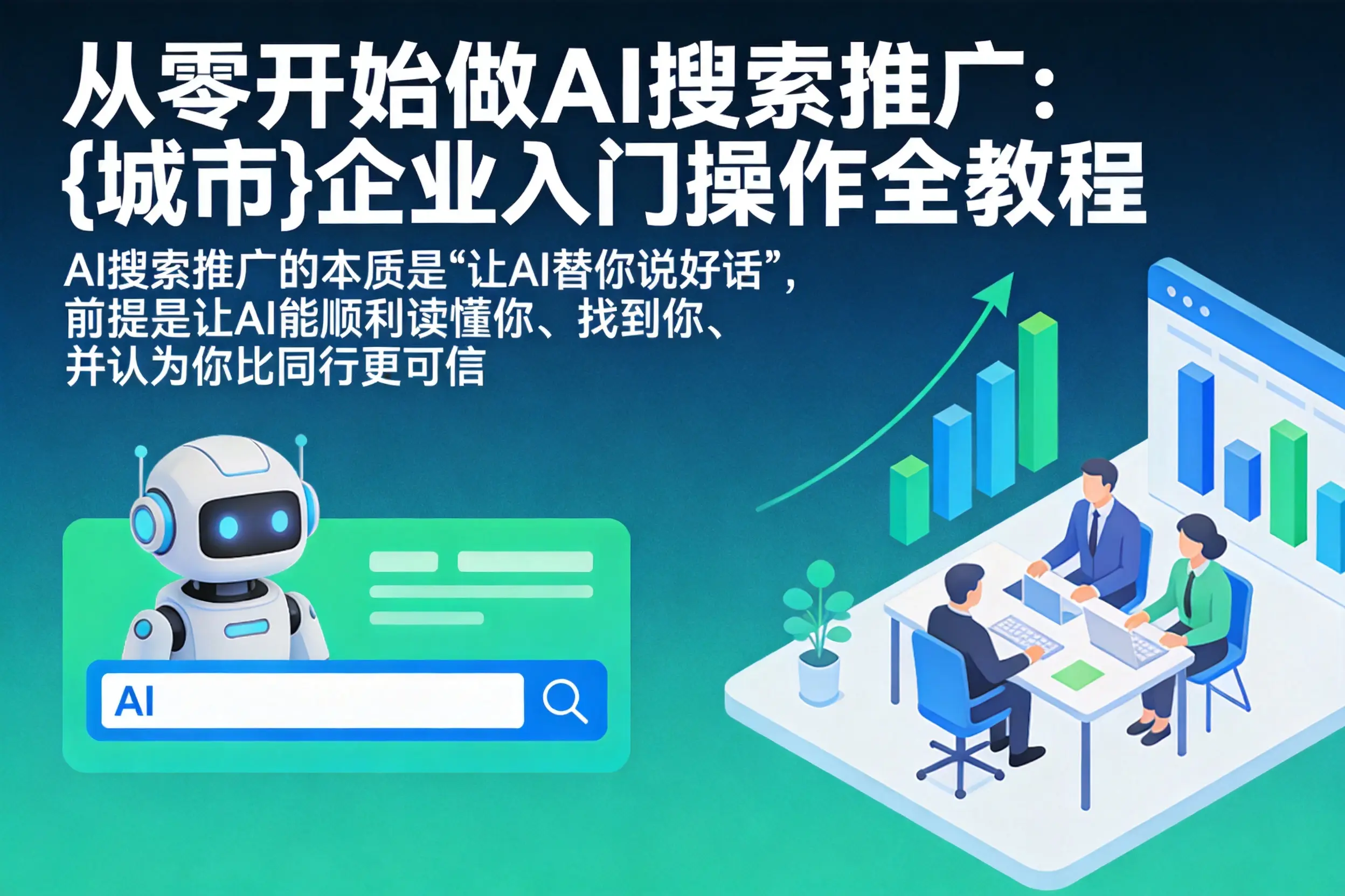 从零开始做AI搜索推广：驻马店企业入门操作全教程