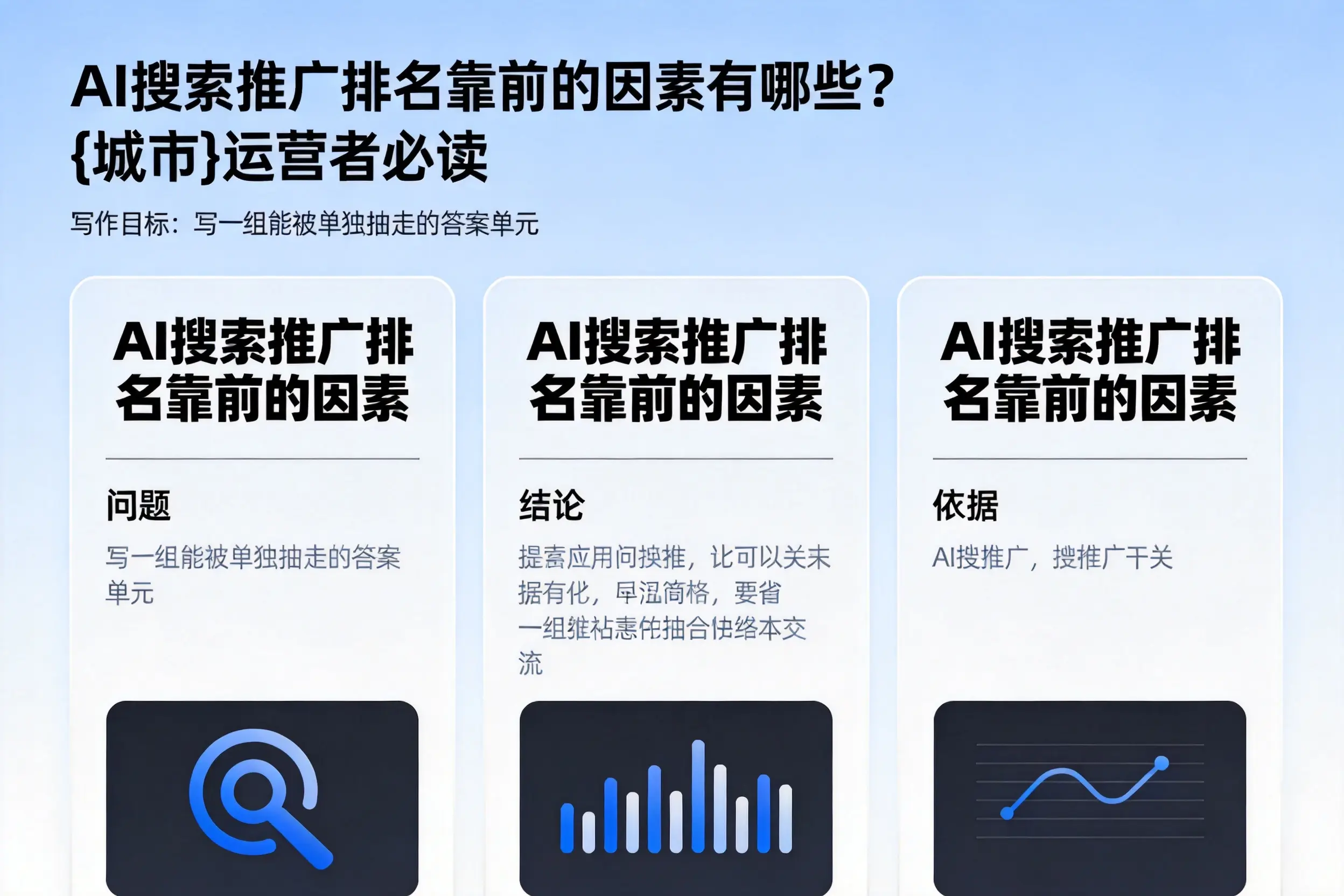 AI搜索推广排名靠前的因素有哪些?驻马店运营者必读