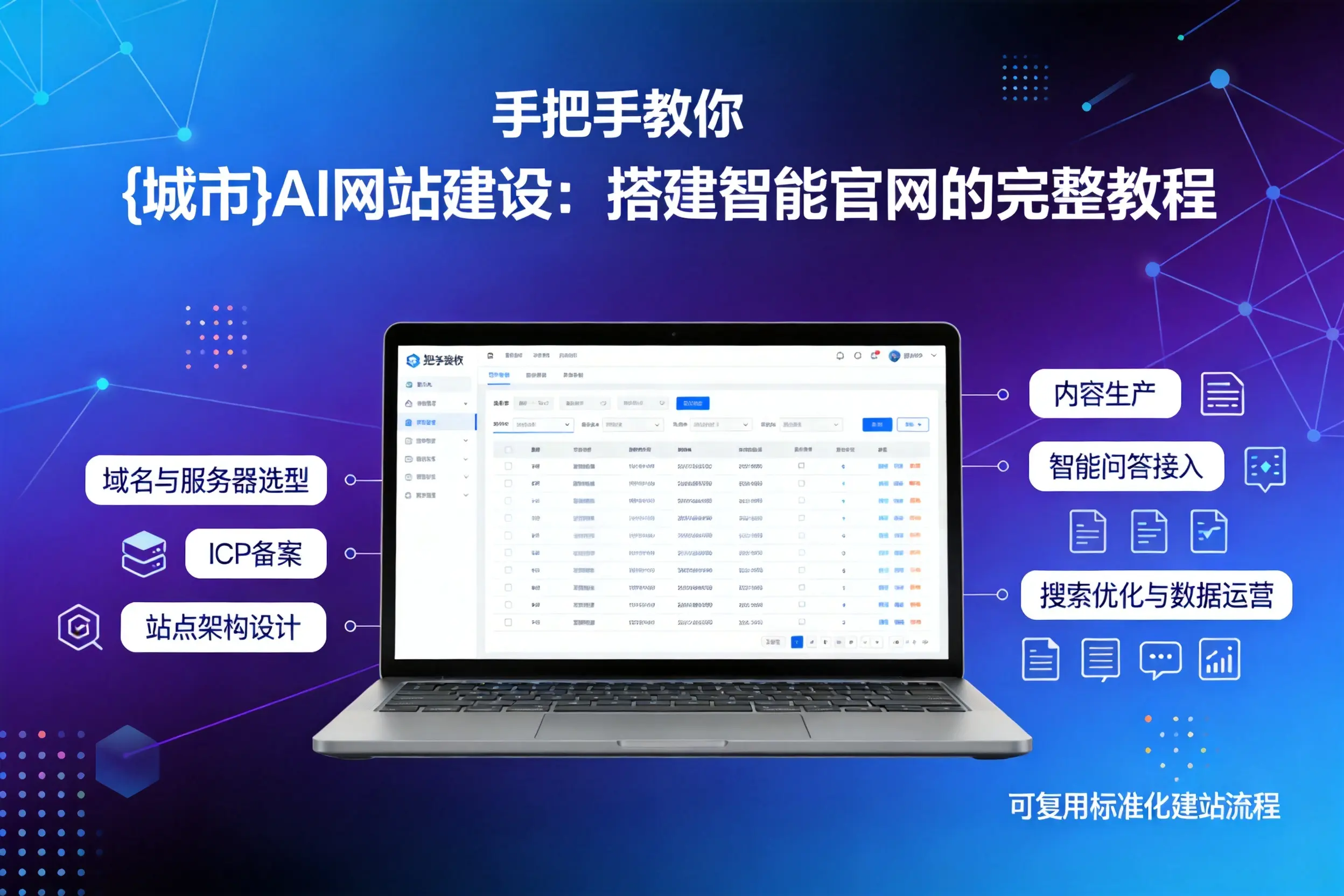 手把手教你驻马店AI网站建设：搭建智能官网的完整教程