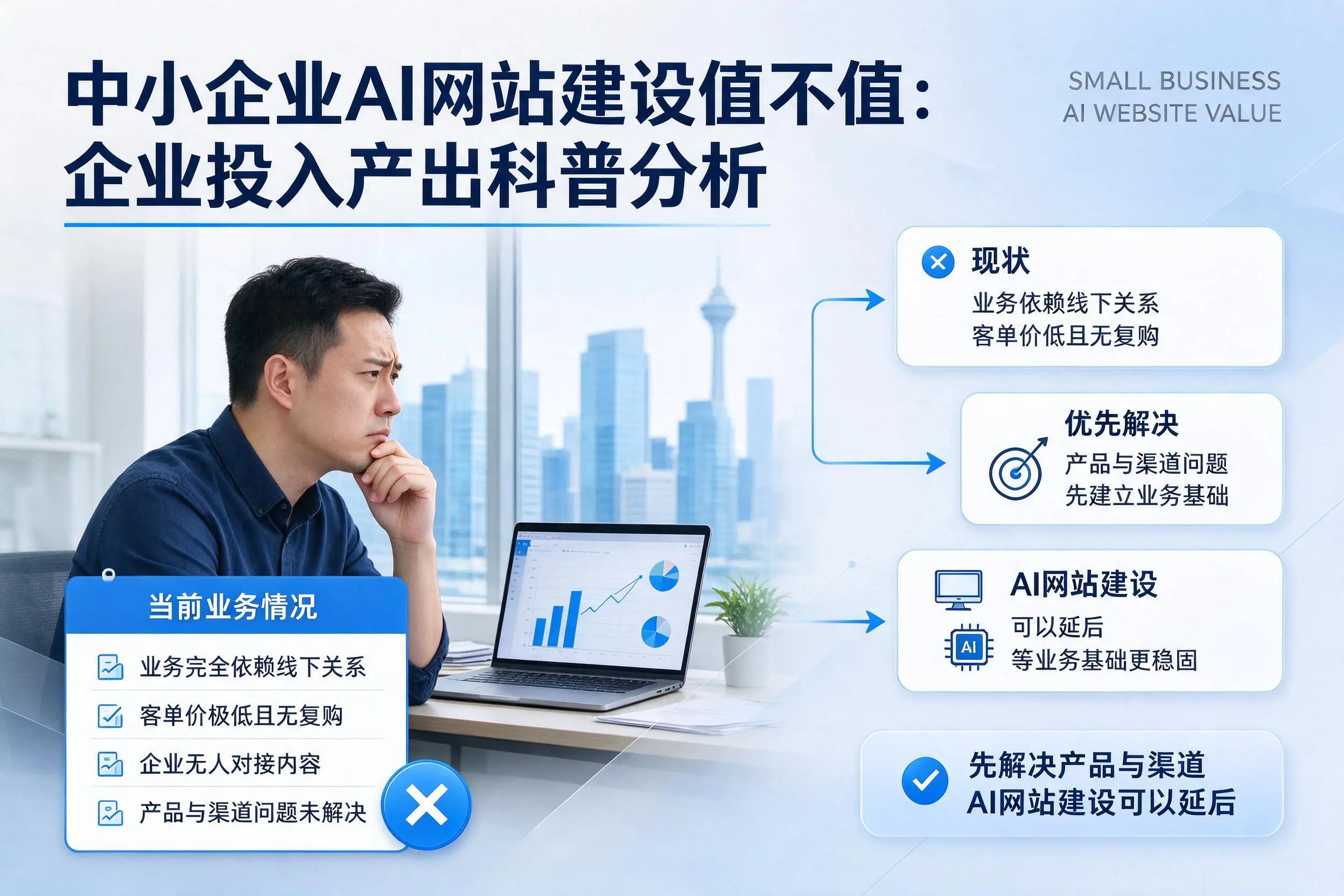 中小企业AI网站建设值不值:驻马店企业投入产出科普分析